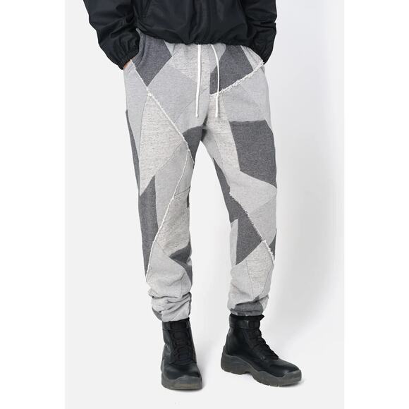 John Elliott Quilted Heather Grey Sweatpants Sz 3 / Large NWT - Picture 2 of 10